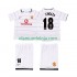Camisola Manchester United SCHOLES 18 2003 Retro Criança Equipamento Terceiro 2006 Manga Curta